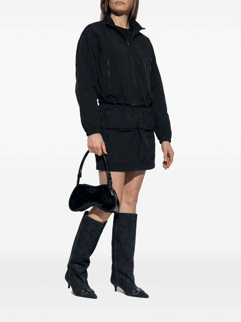 Diesel logo-detail zipped jacket outlook