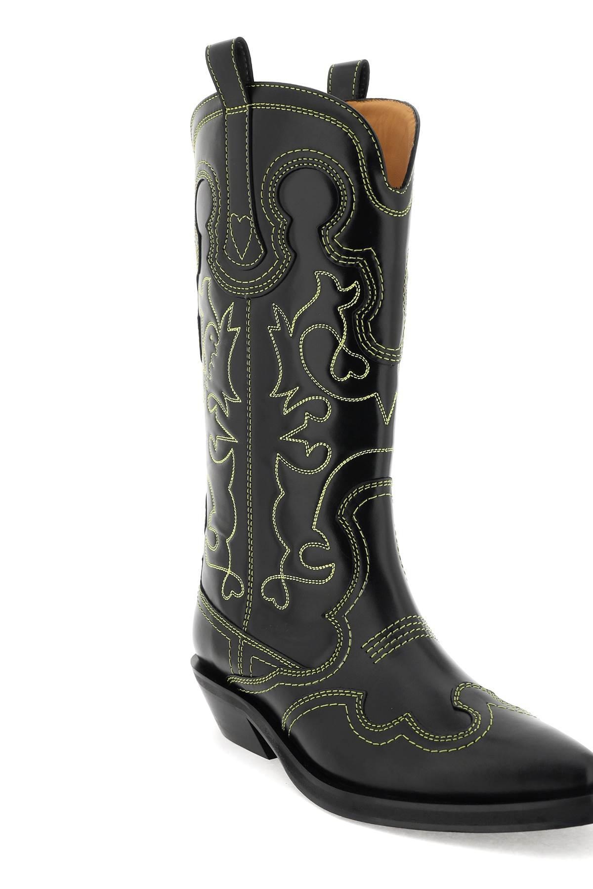 EMBROIDERED WESTERN BOOTS - 4