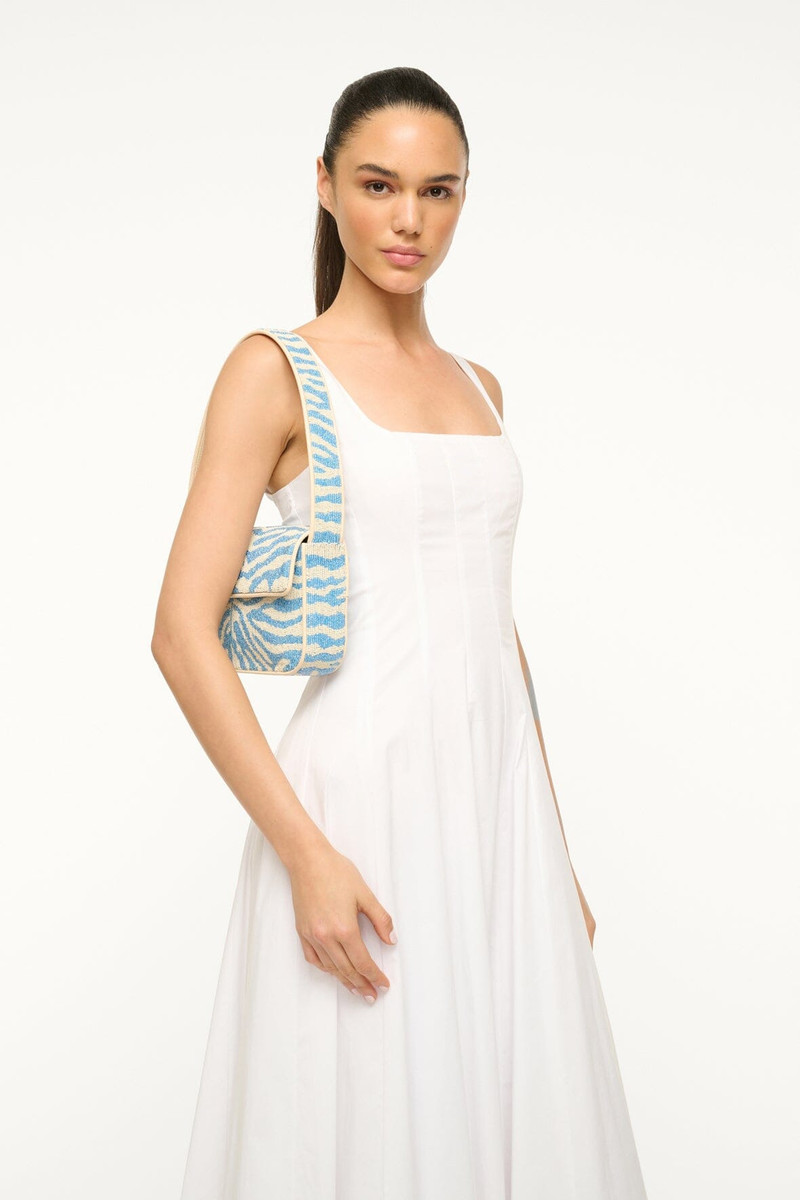 STAUD STAUD TOMMY BEADED BAG | LIGHT BLUE CREAM outlook