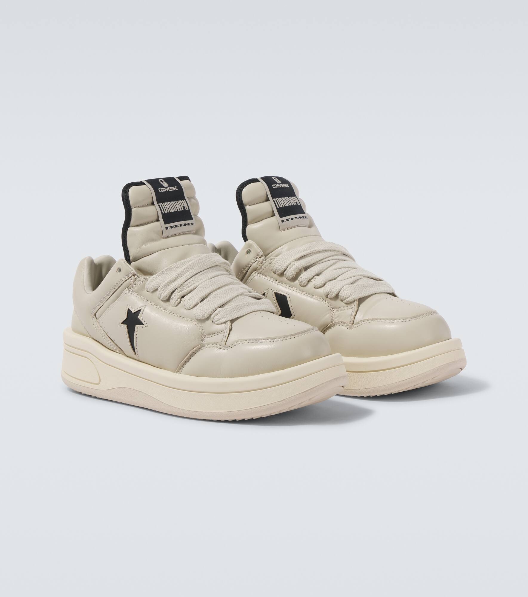 x Converse Turbowpn leather sneakers - 5