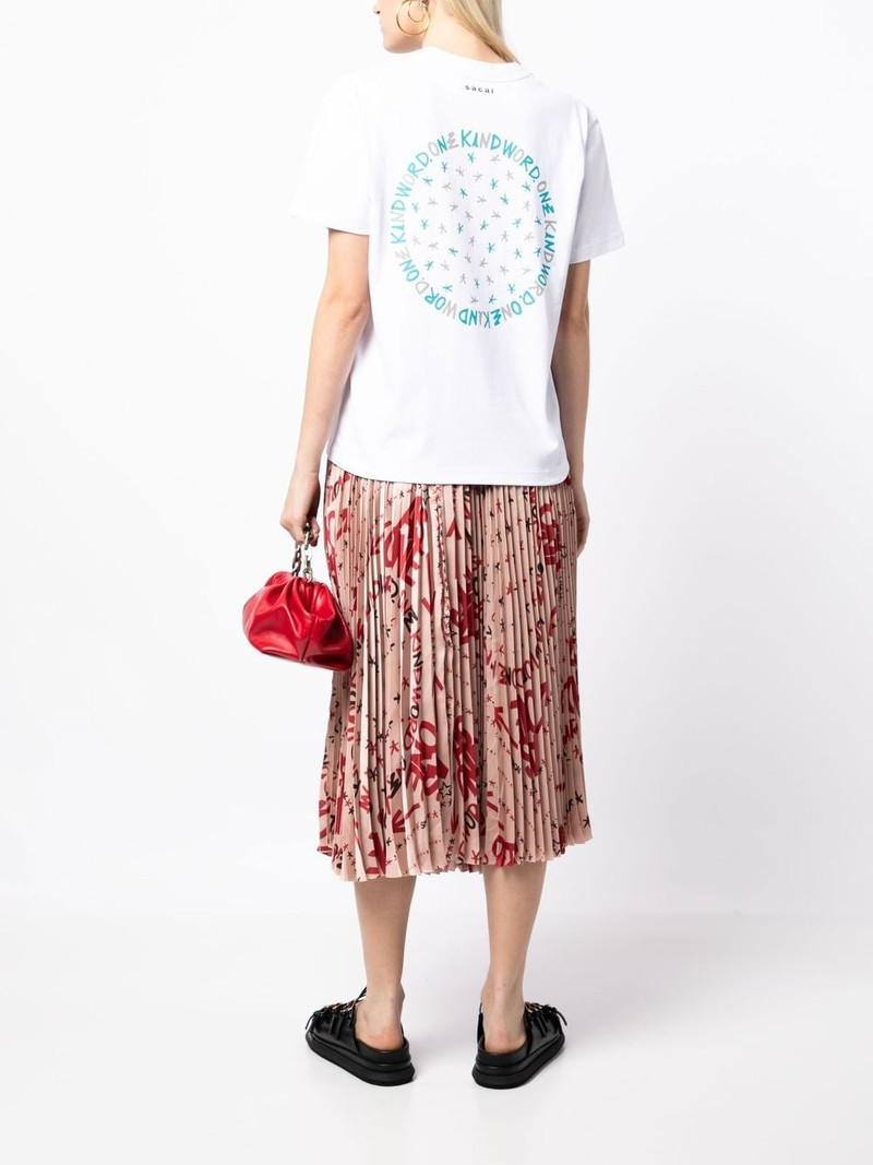 sacai graphic-print T-shirt outlook