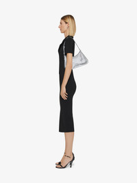 Givenchy SMALL LUCKY LOCK BAG IN LAMINATED LEATHER | REVERSIBLE