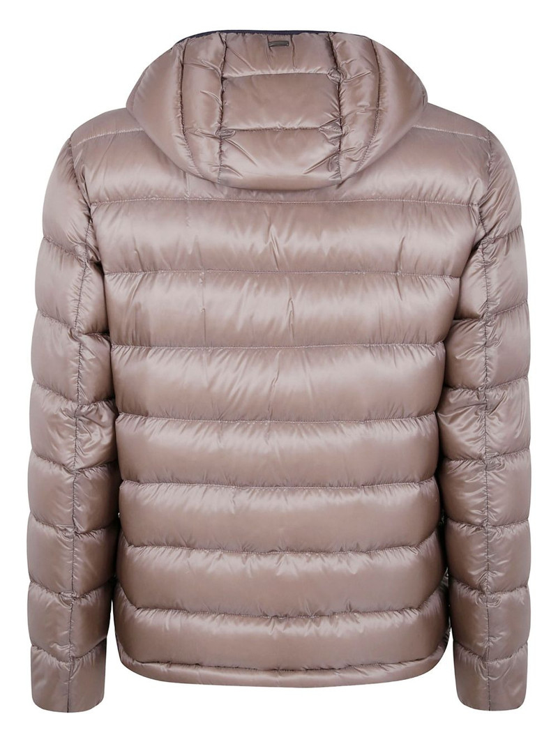Herno hooded zip padded jacket outlook