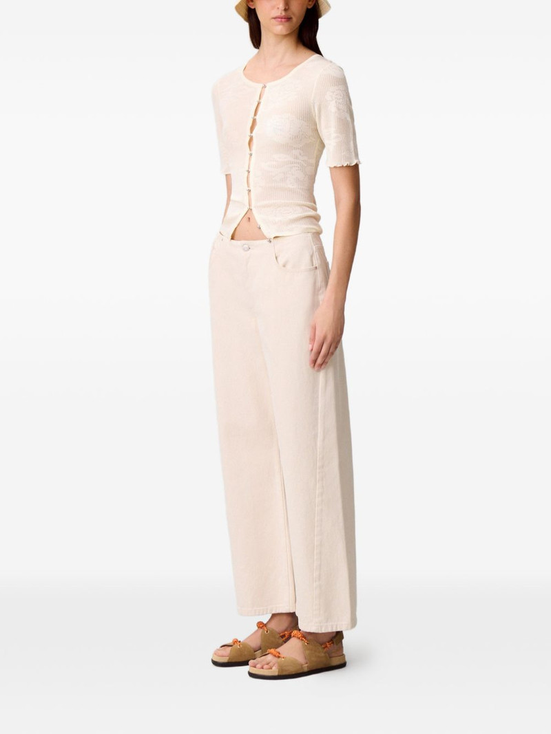 buttoned short-sleeves cardigan 3