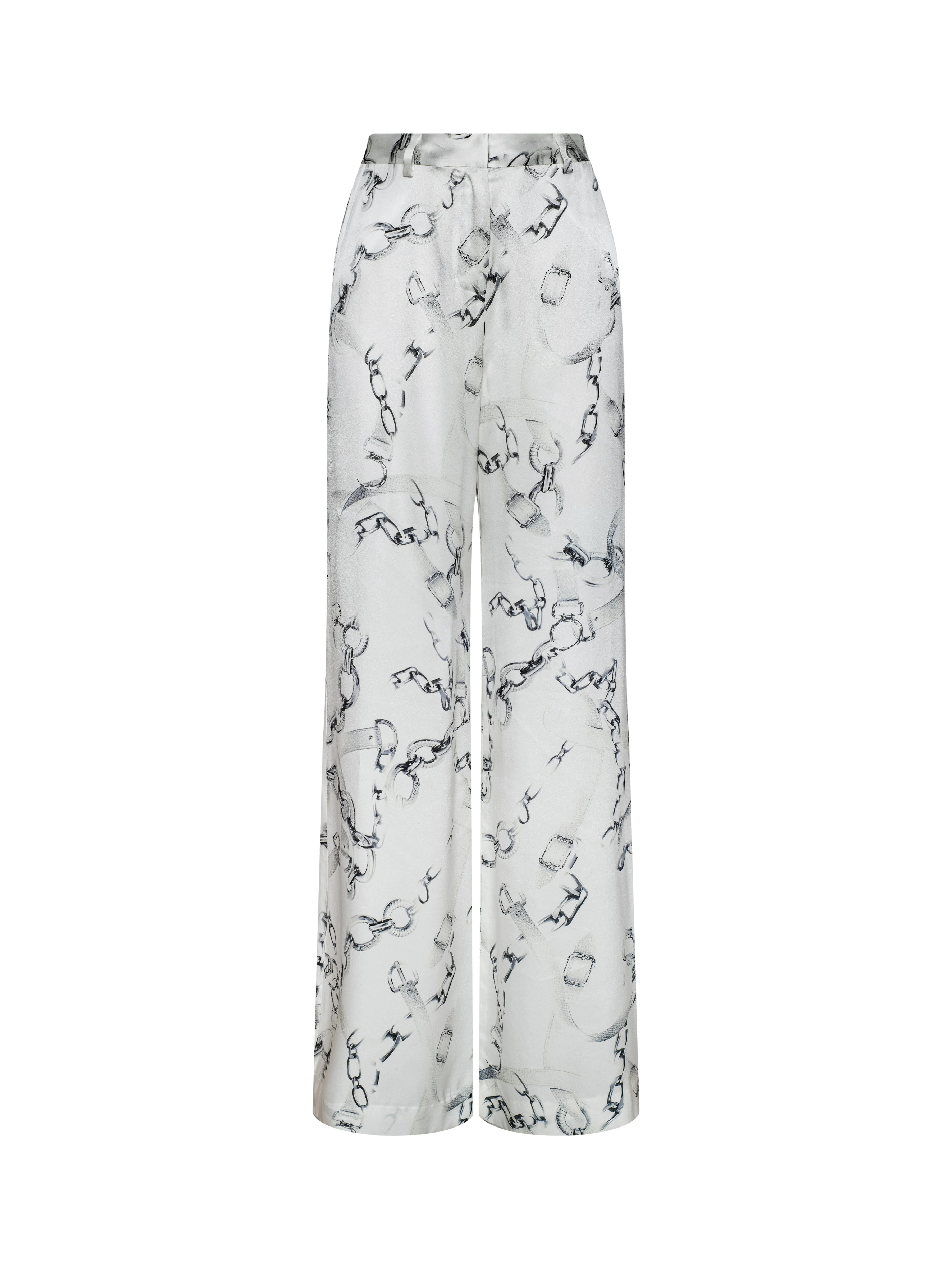 Gavin Silk Wide-Leg Pant - 1
