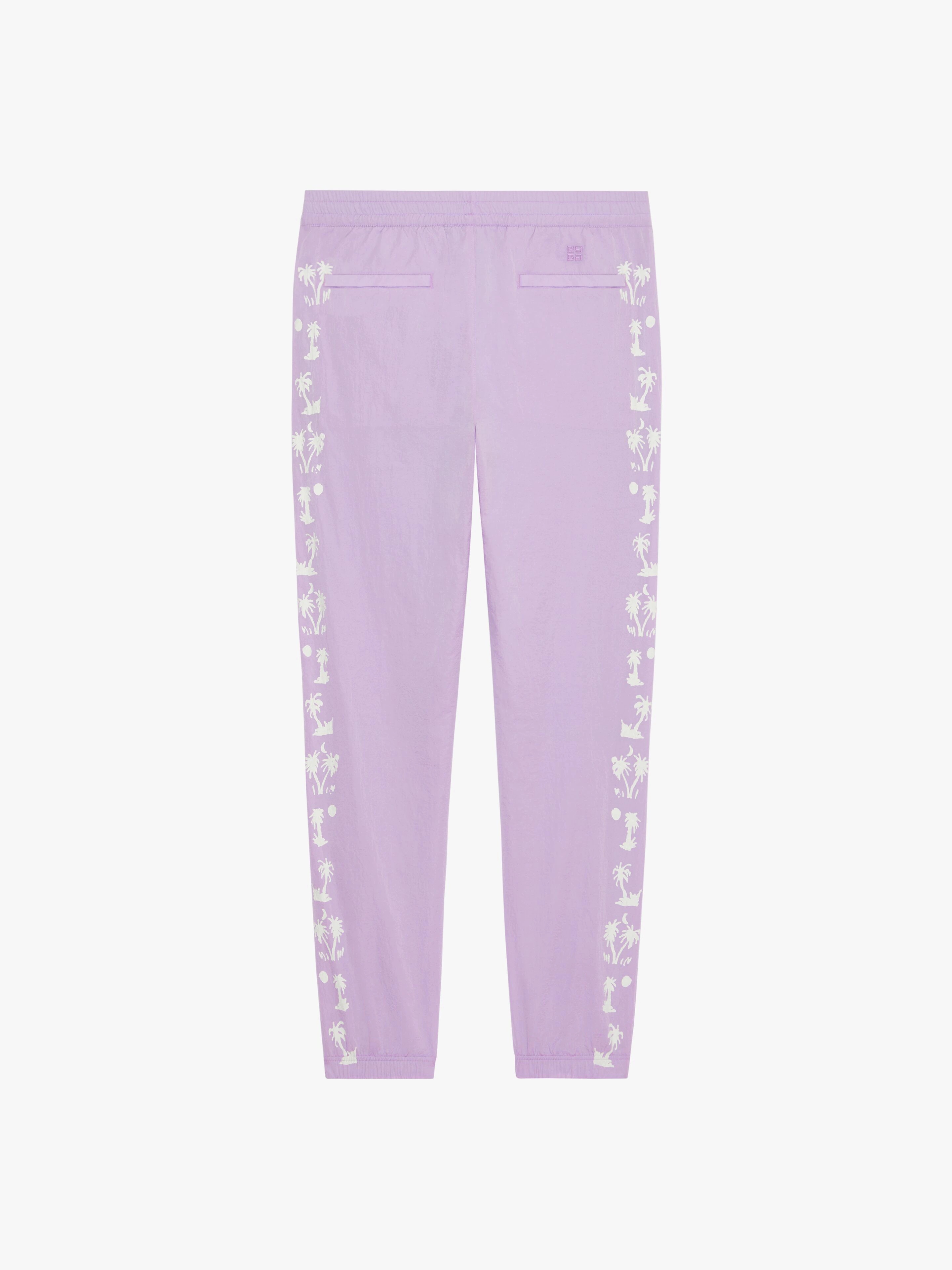 JOGGER PANTS IN NYLON WITH GIVENCHY GOTH PRINTS - 5