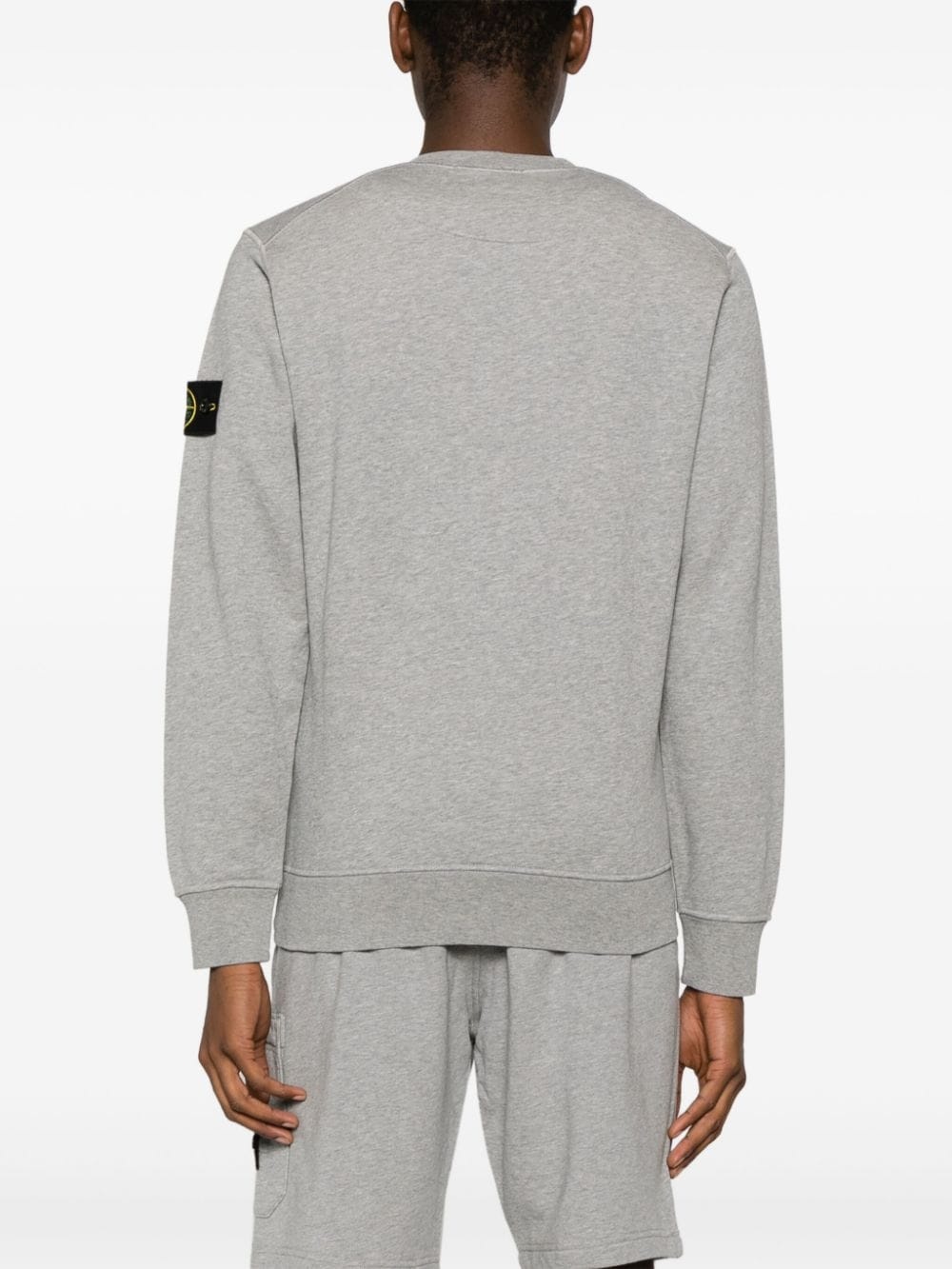Compass-badge cotton sweatshirt - 4