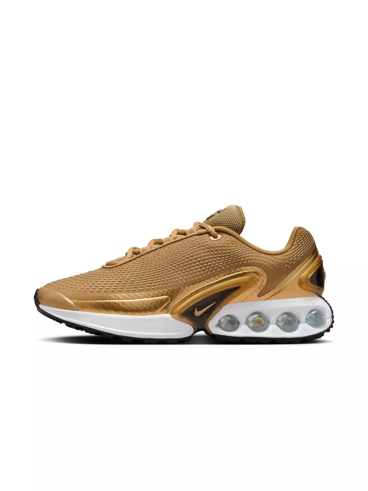 Air Max Dn Premium "Metallic Gold/Black/White" Women's Shoe - 3