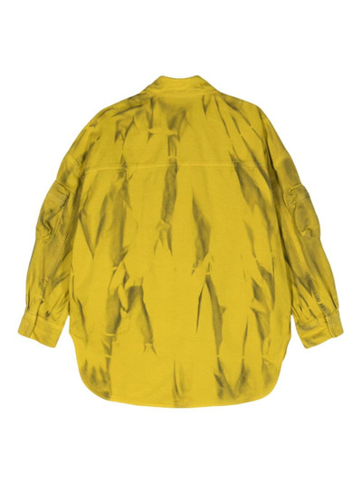 THE ATTICO Fern tie-dye shirt jacket outlook