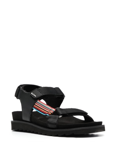 Paul Smith stripe-detailing leather sandals outlook