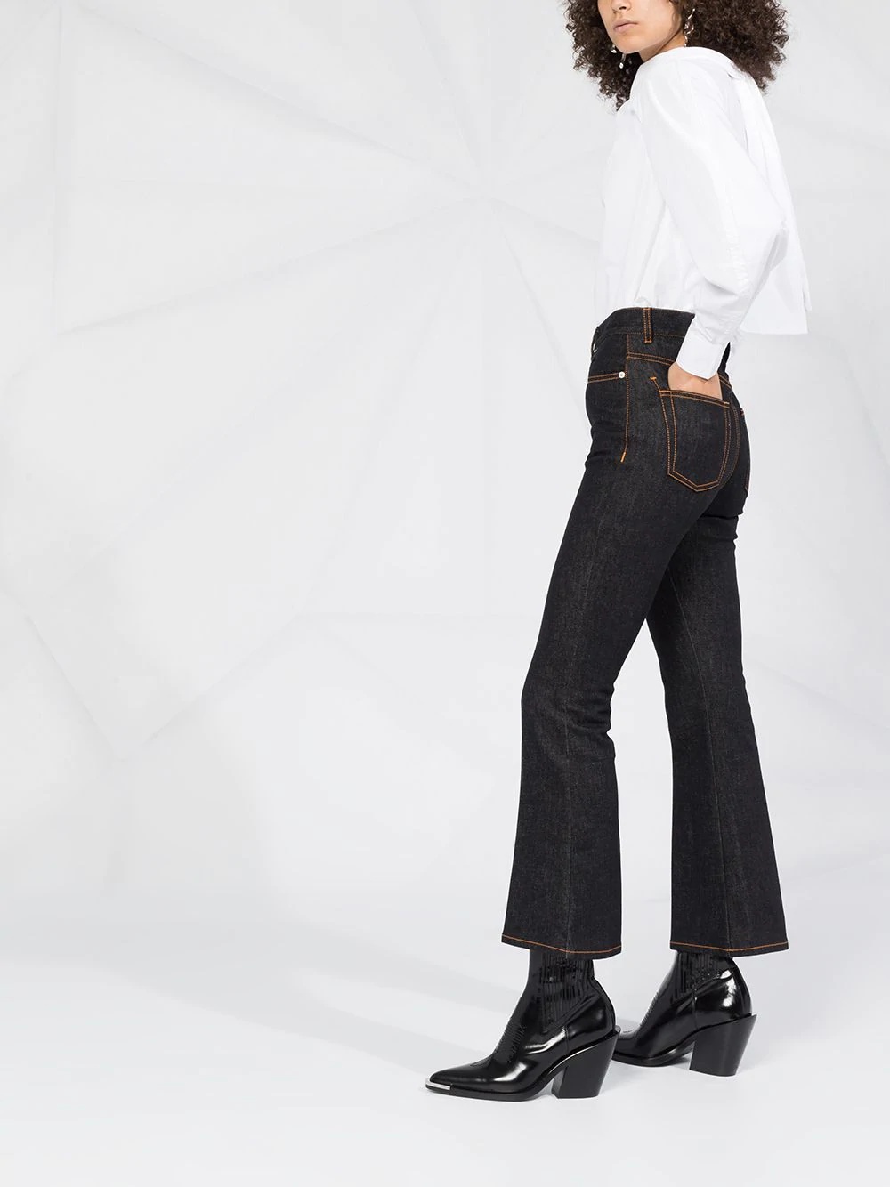 high-rise flared jeans - 4