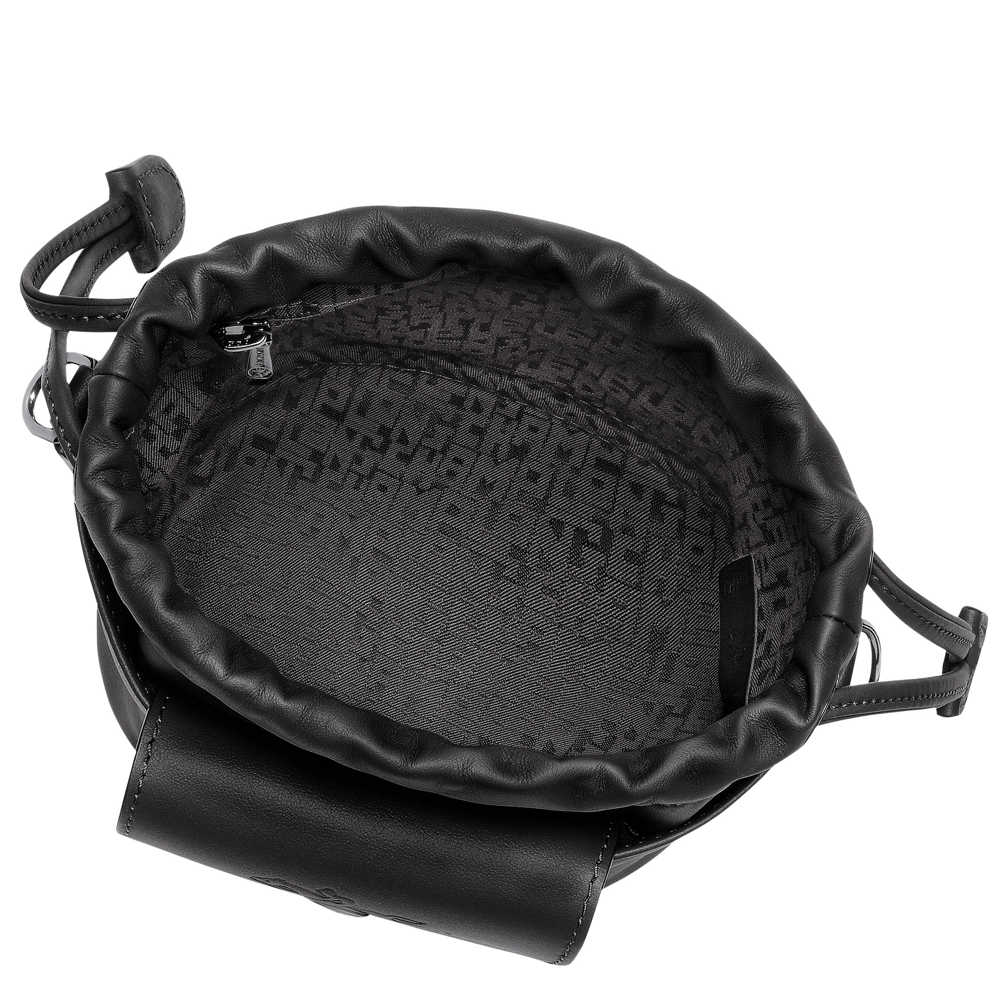 Le Pliage Xtra Bucket bag Black - Leather - 5