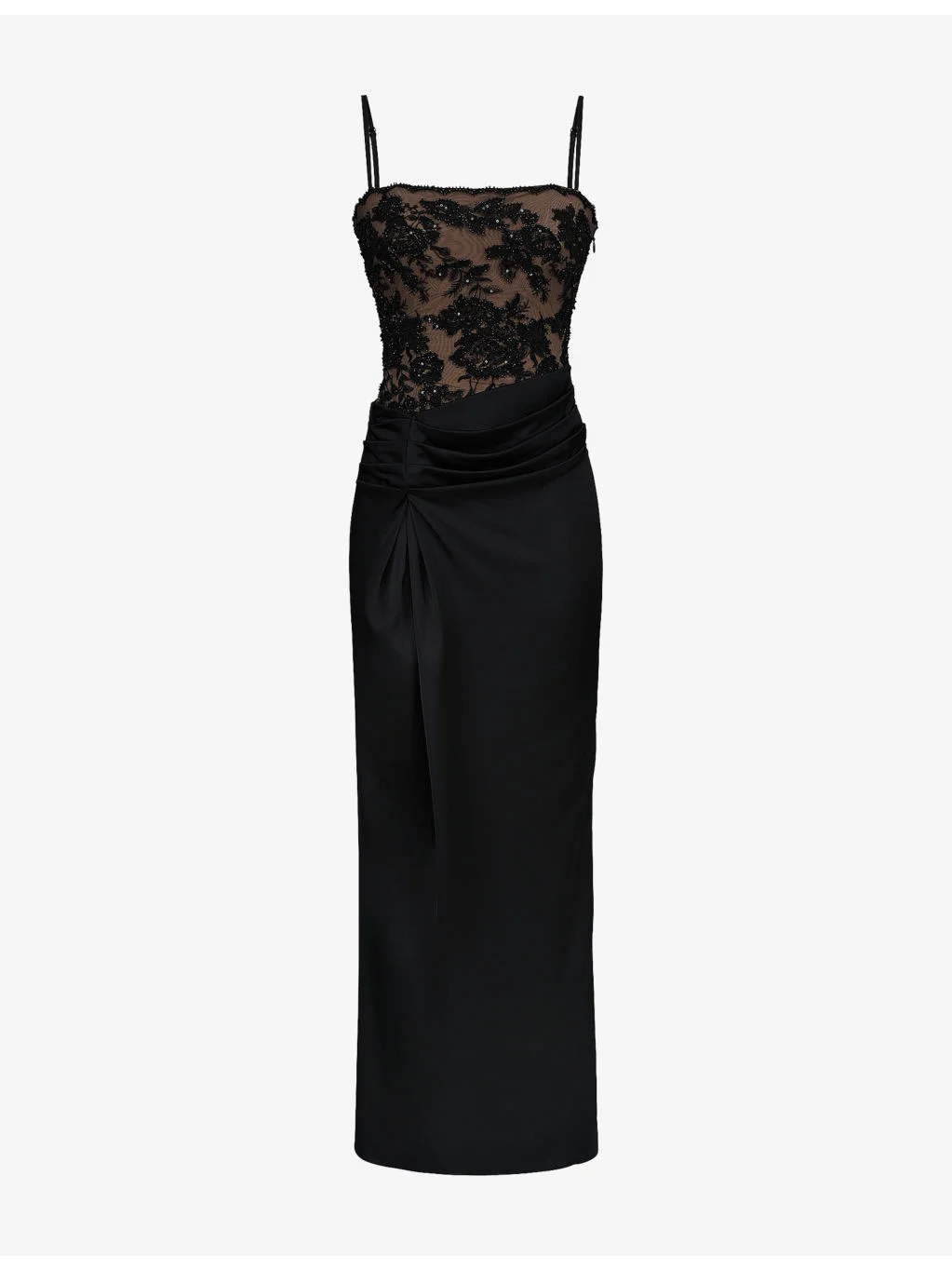 Eliette Embellished Lace Maxi Dress - 1