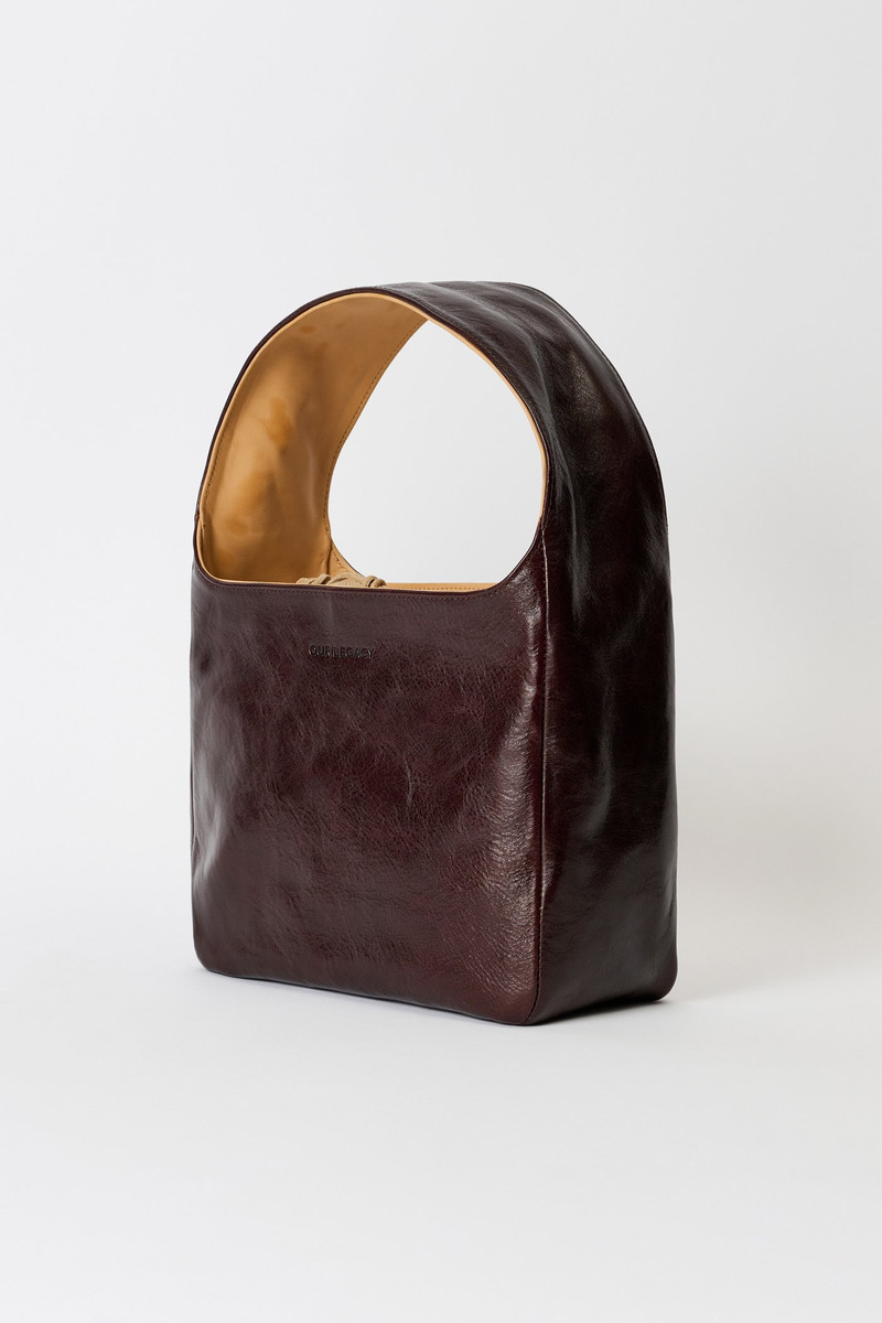 Our Legacy Brick Bag Deep Abyss Red Leather outlook
