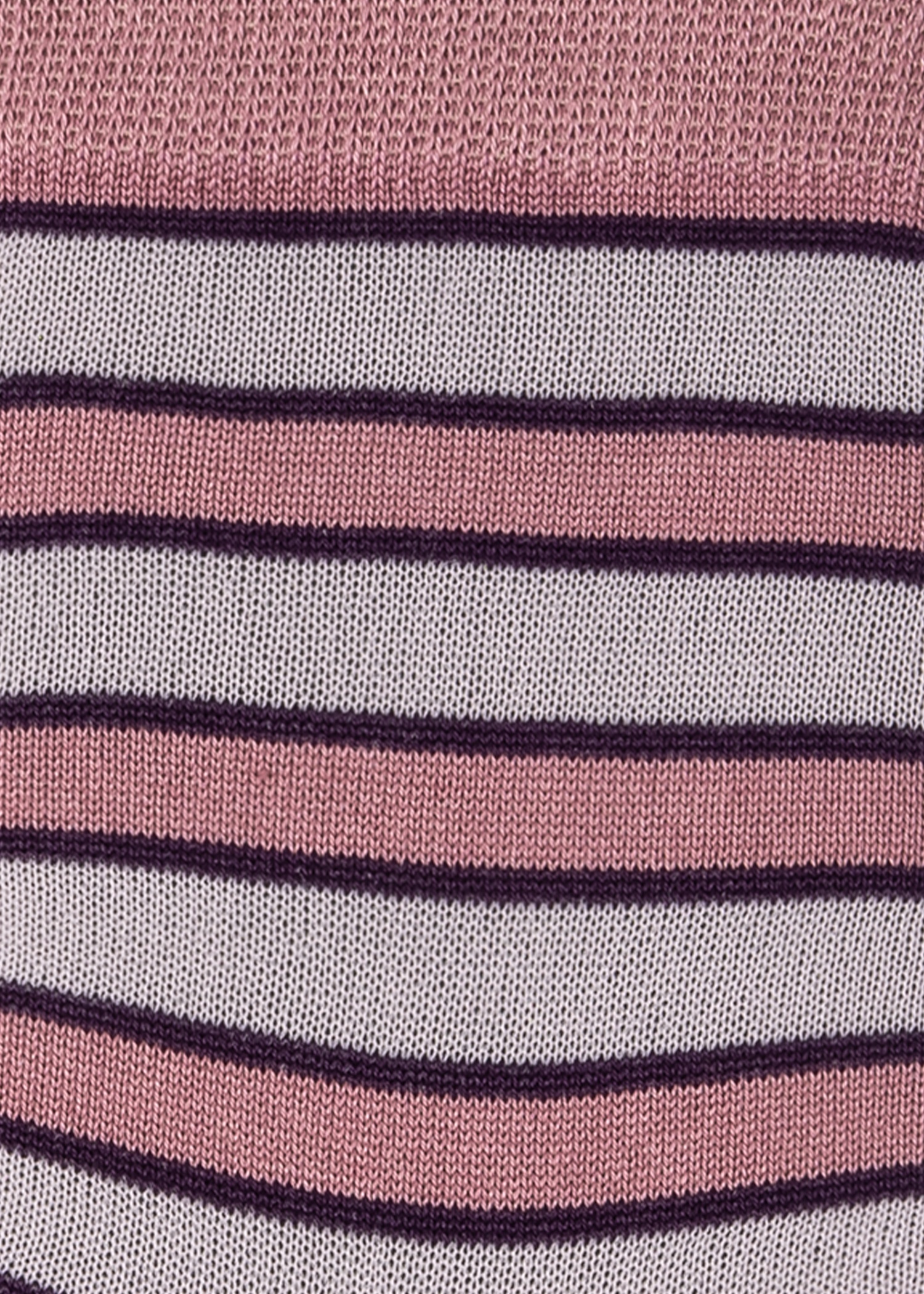 Women's Mauve Stripe Socks - 3