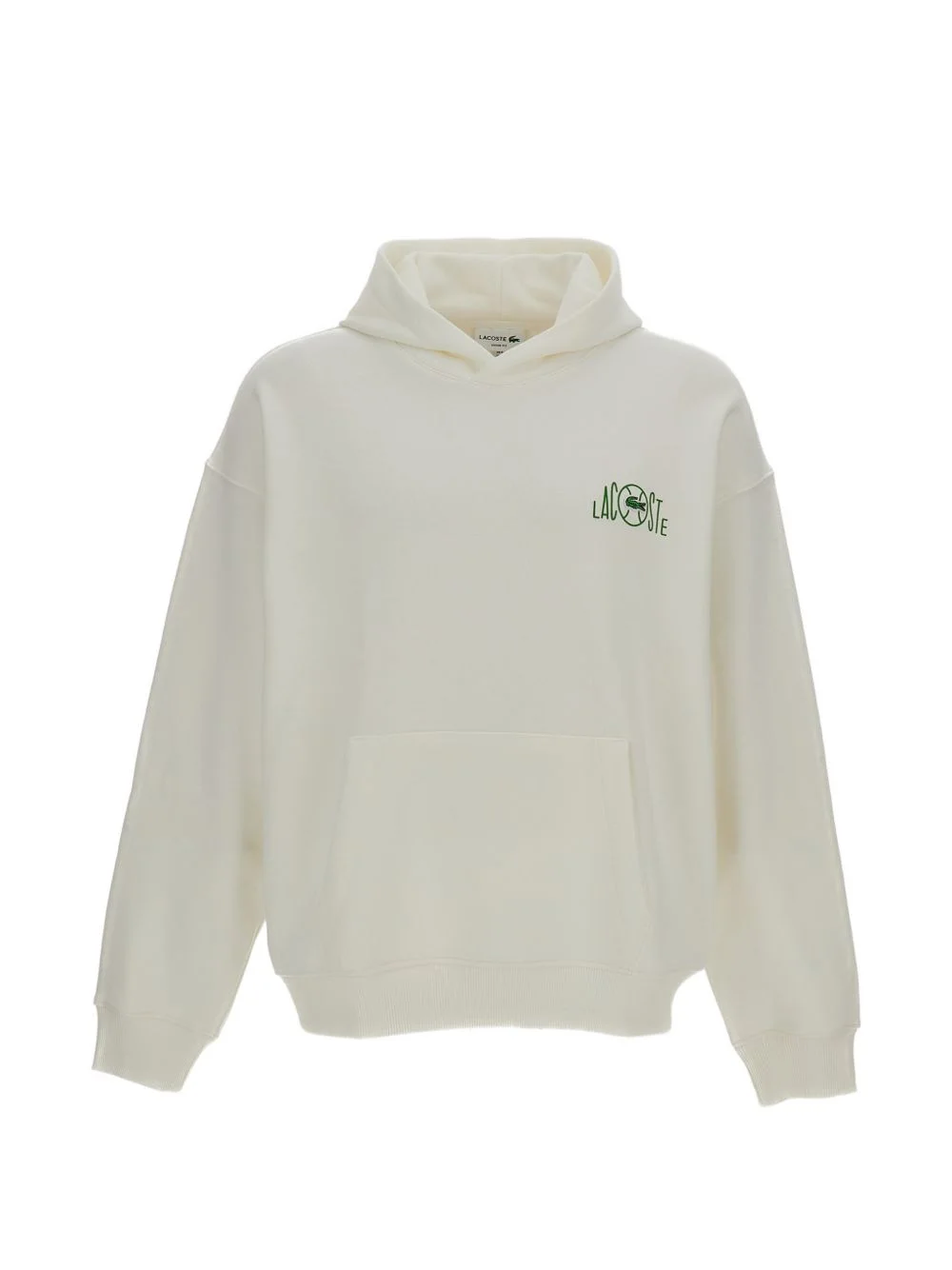 logo-print graphic-back hoodie - 1
