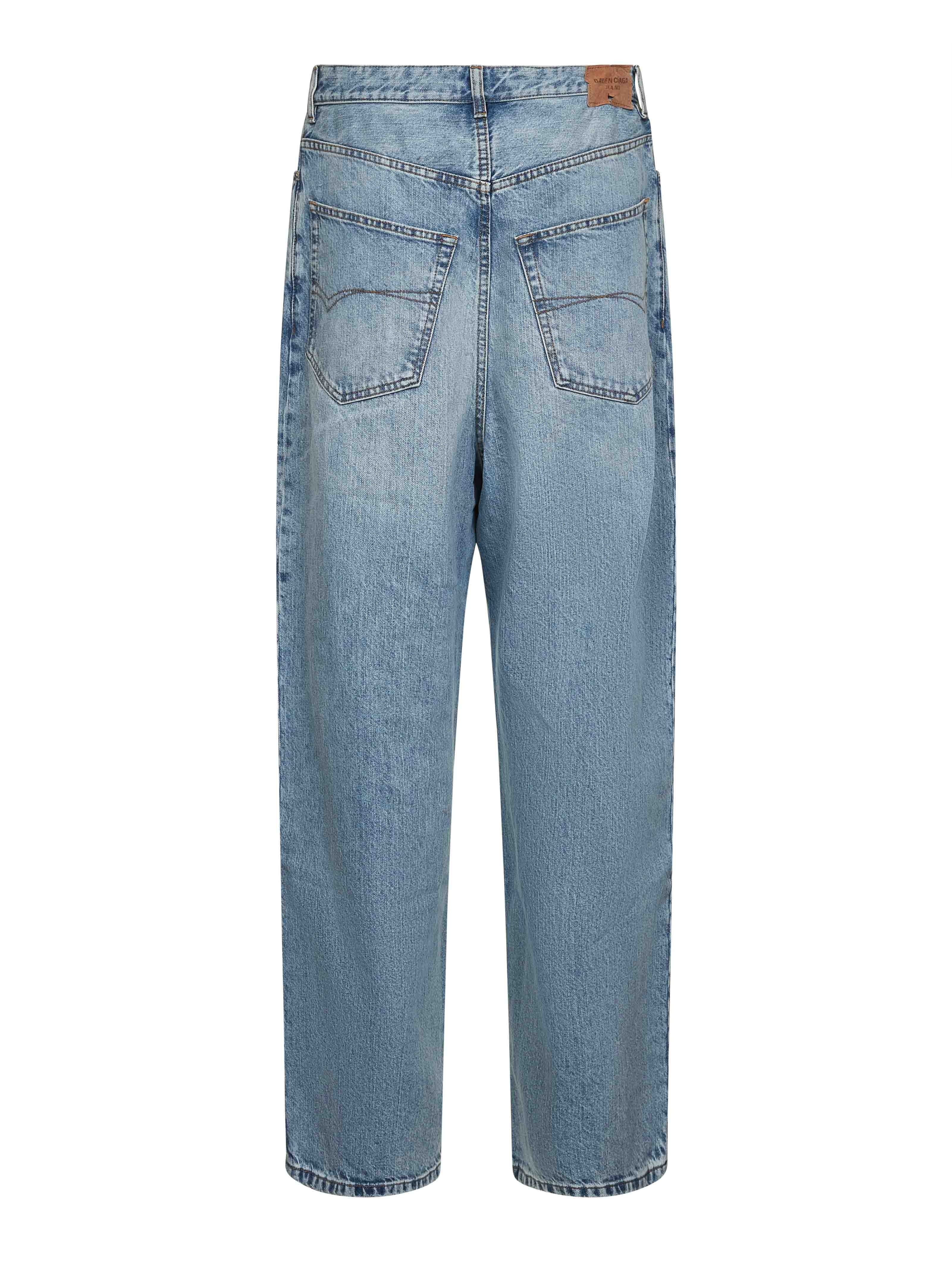 Light blue denim Baggy jeans - 2