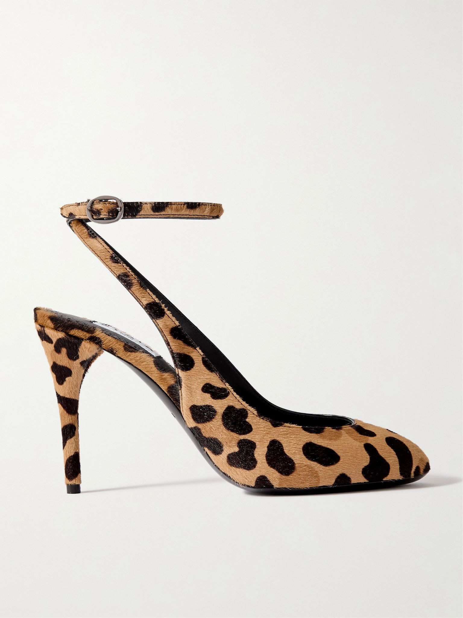 90 leopard-print calf hair pumps Leopard print - 1