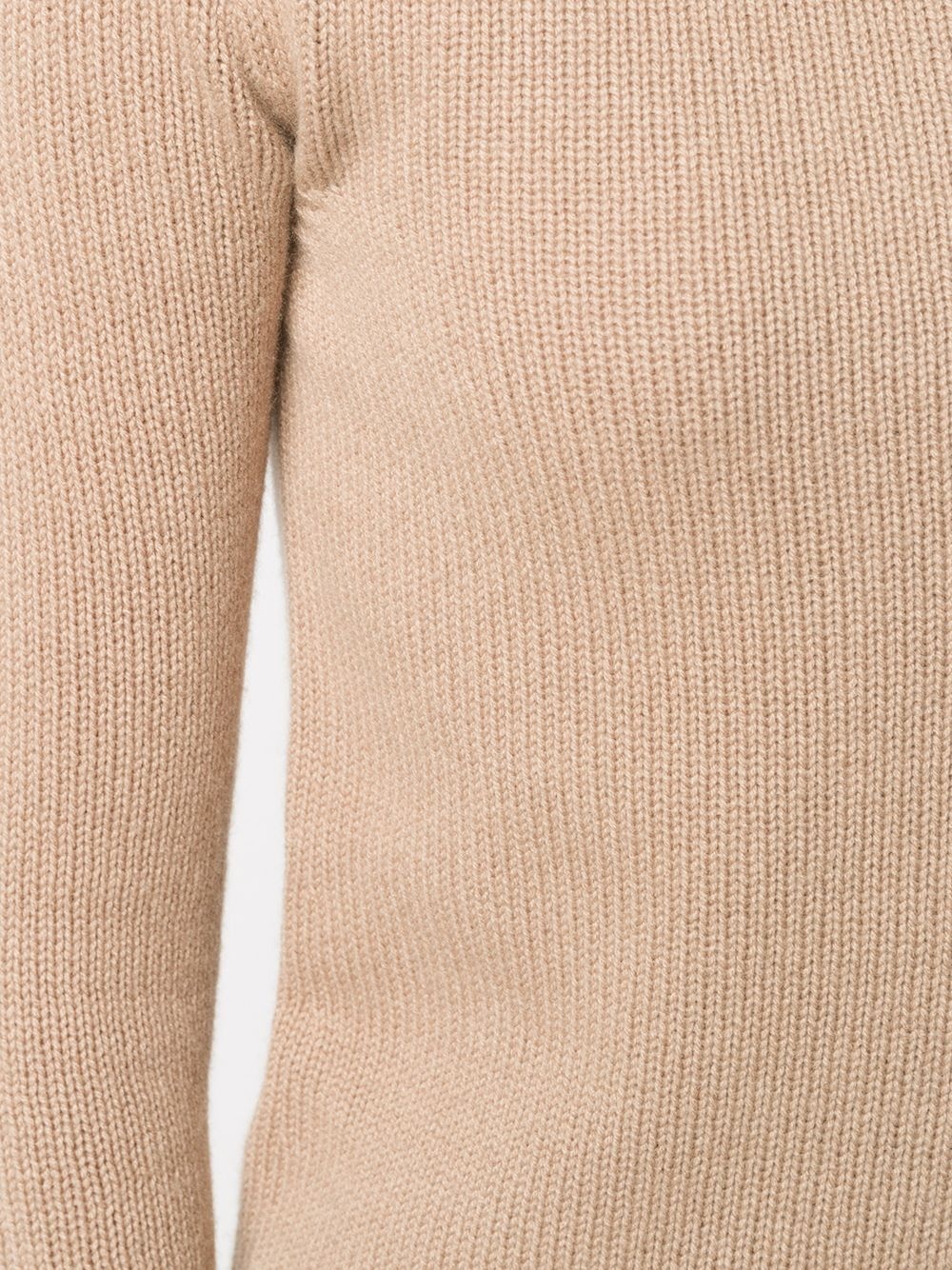 round neck knitted sweater - 5