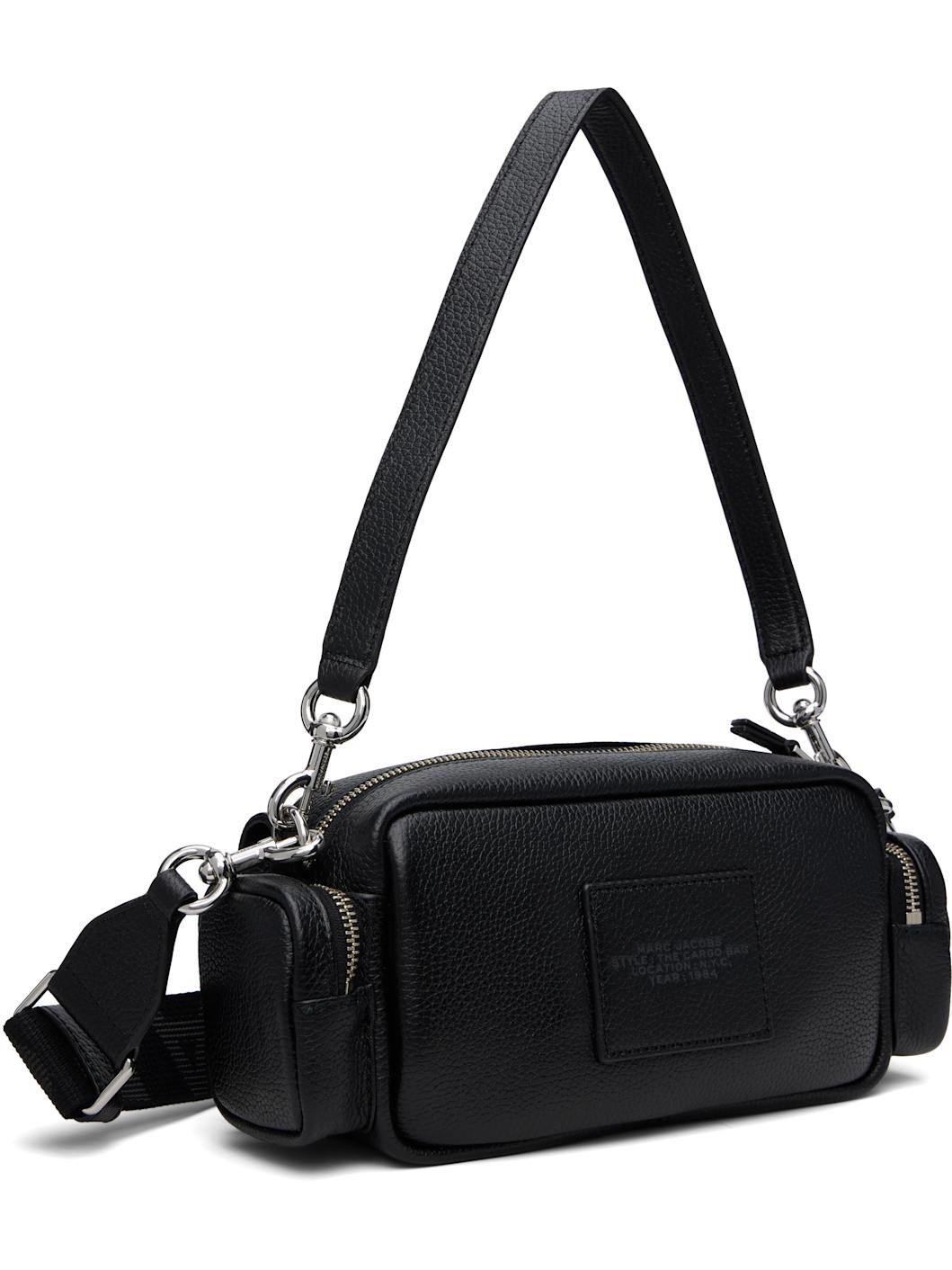 Black 'The Leather Cargo' Bag - 3