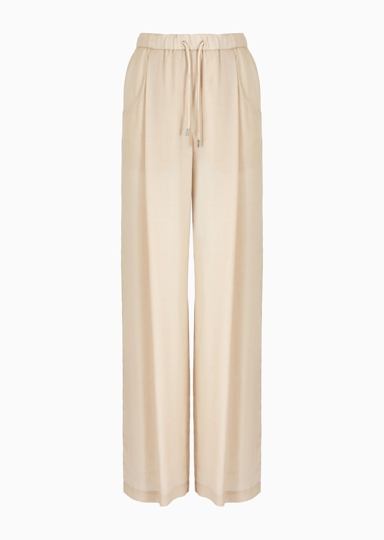 Palazzo trousers in a fluid fabric - 1