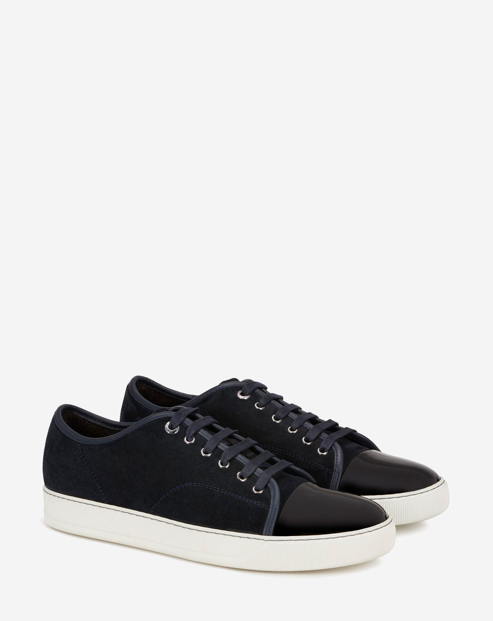 DBB1 SUEDE AND PATENT LEATHER SNEAKERS - 2