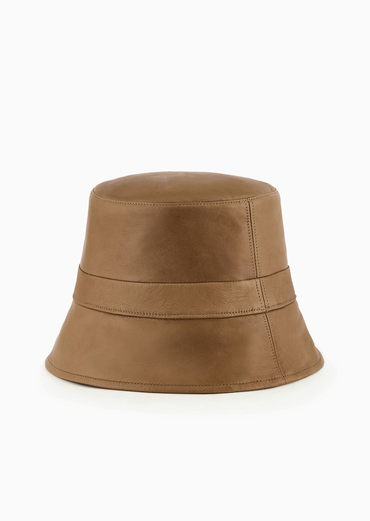 Reversible nappa-leather cloche hat - 2