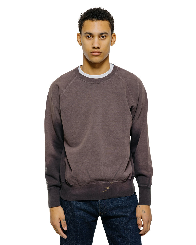 Warehouse & Co. Lot. 461 Raglan Crew Neck SW U/W Sun Burned Sumikuro outlook