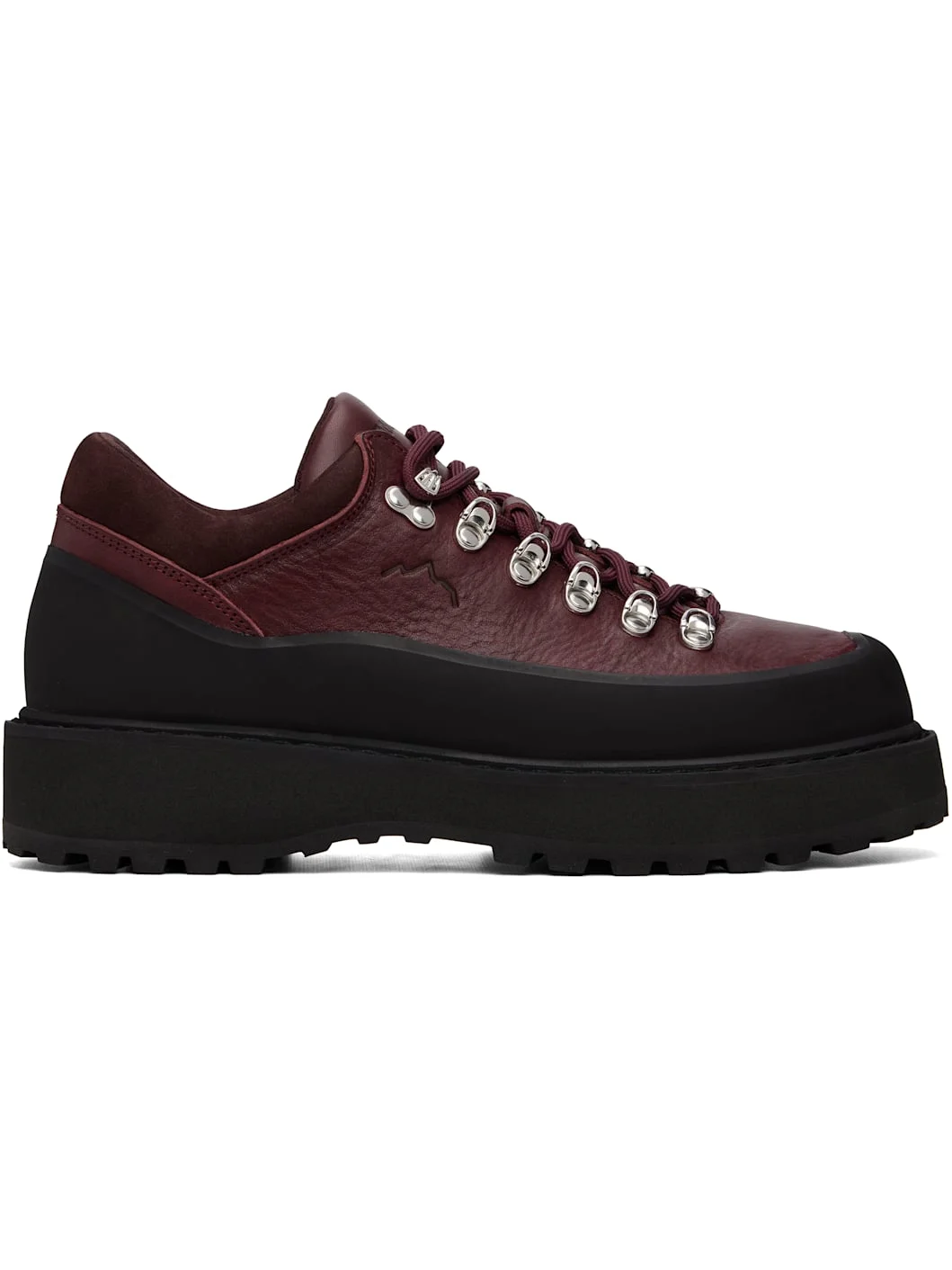 Burgundy Cornaro Due Gomma Boots - 1