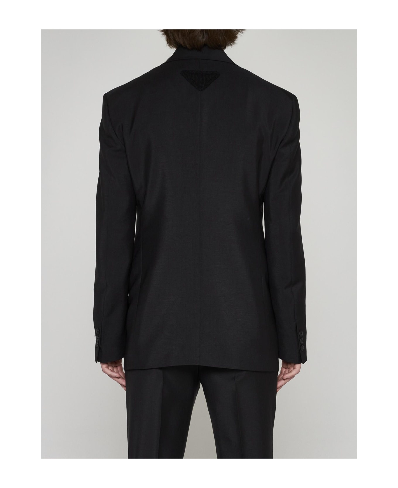 Mohair And Wool Blazer - 4