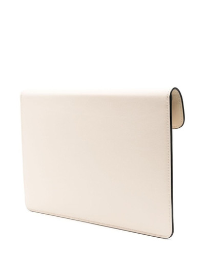 Valentino VLogo leather clutch bag outlook