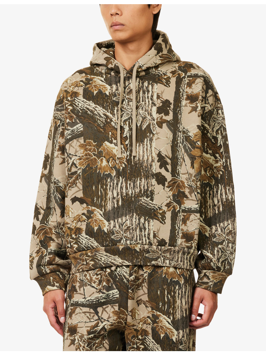 Relaxed-Fit Graphic-Print Cotton-Jersey Hoodie - 3