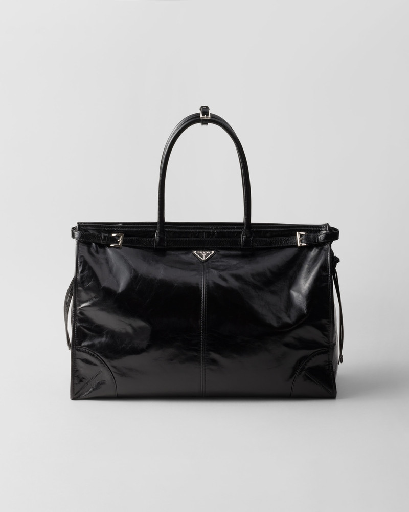 Leather tote bag 1