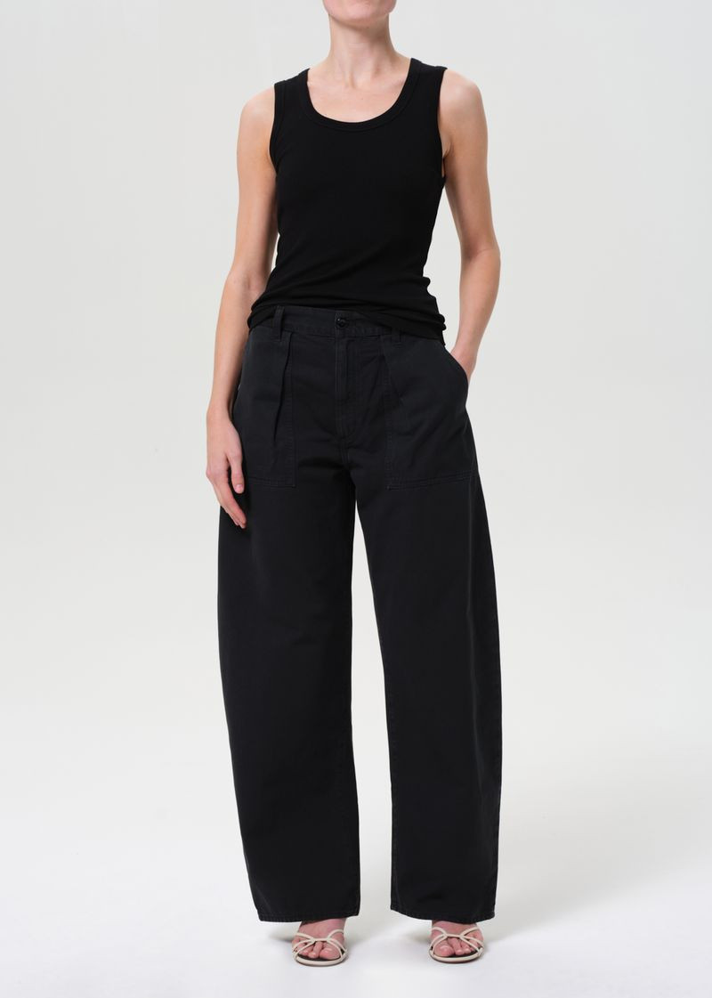 AGOLDE SEFTON PANT IN WASHED BLACK outlook