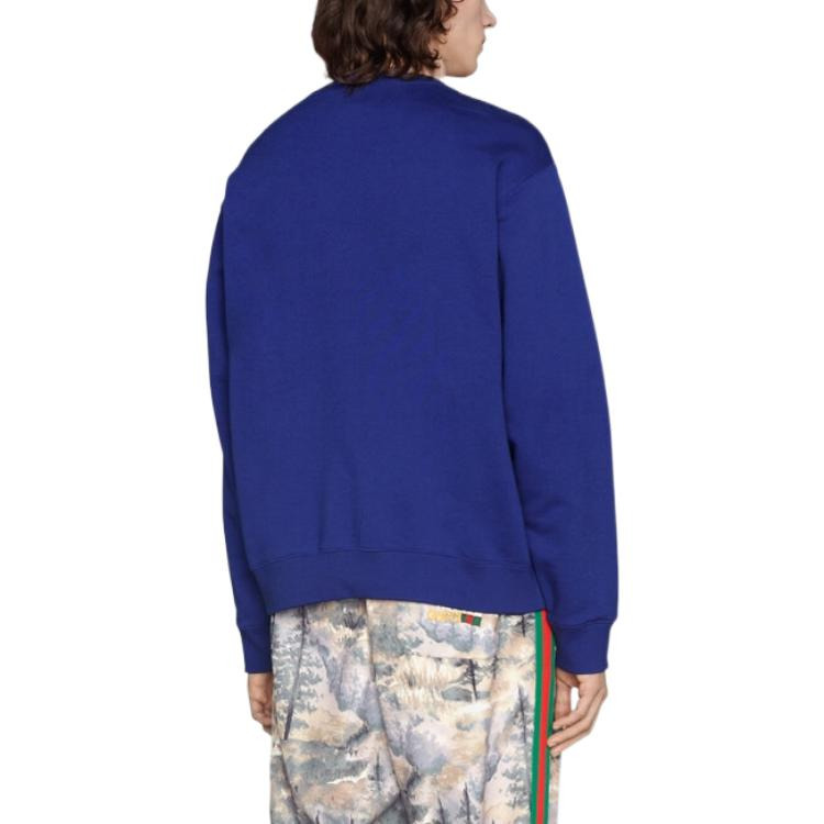 Gucci x The North Face Sweatshirt 'Blue' 626990-XJDTY-4120 - 4