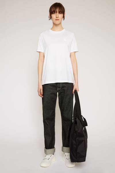 Acne Studios Crew neck t-shirt optic white outlook