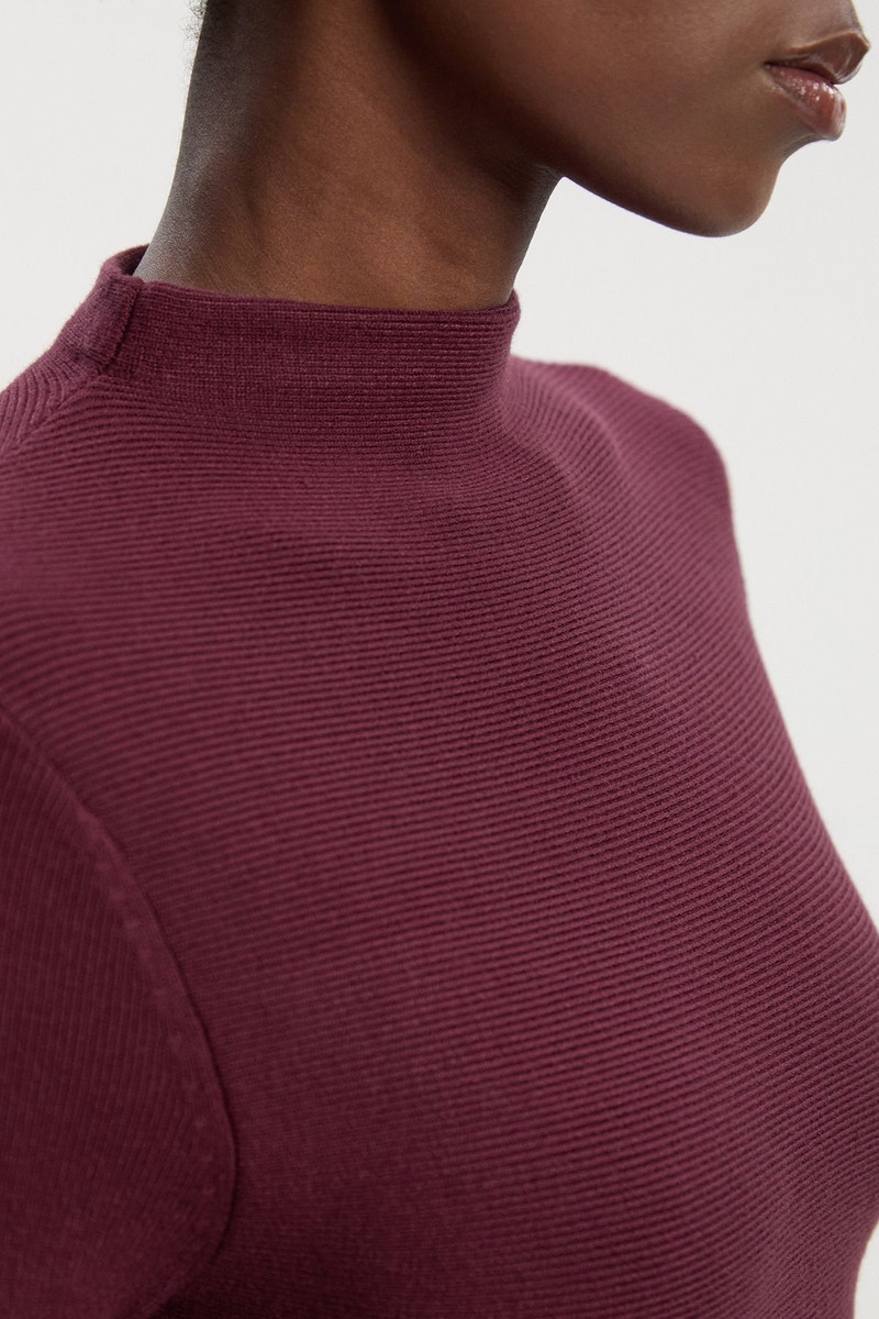 KAREN MILLEN Petite Viscose Blend Full Circle Knit Mini Dress outlook