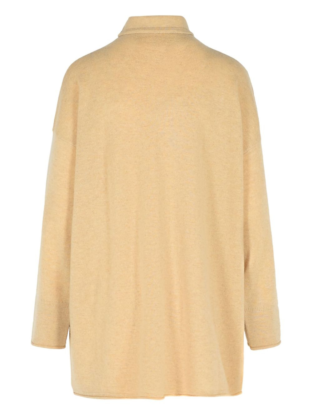 high-collar cashmere sweater - 2