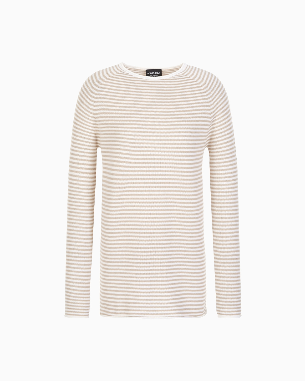Striped cashmere jumper - 1