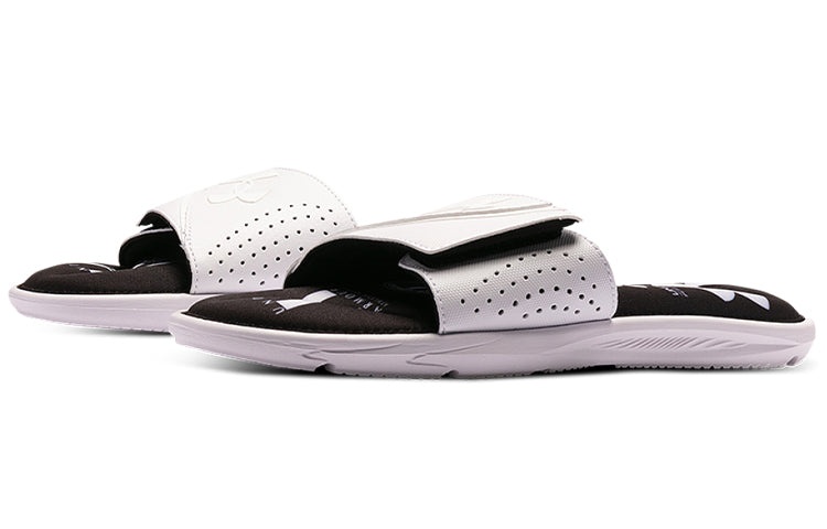Under Armour Ignite 6 Graphic Strap Slide 'White' 3024451-101 - 3