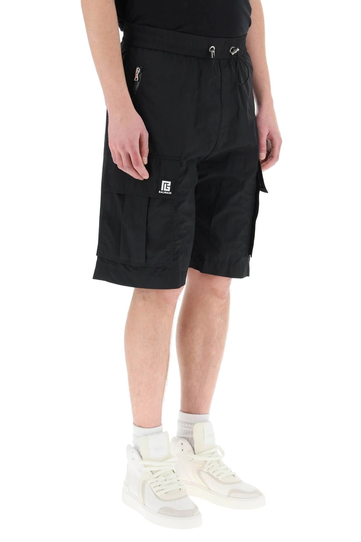 NYLON CARGO SHORTS - 3