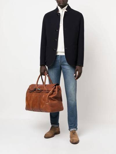 Brunello Cucinelli stand-up collar blazer outlook