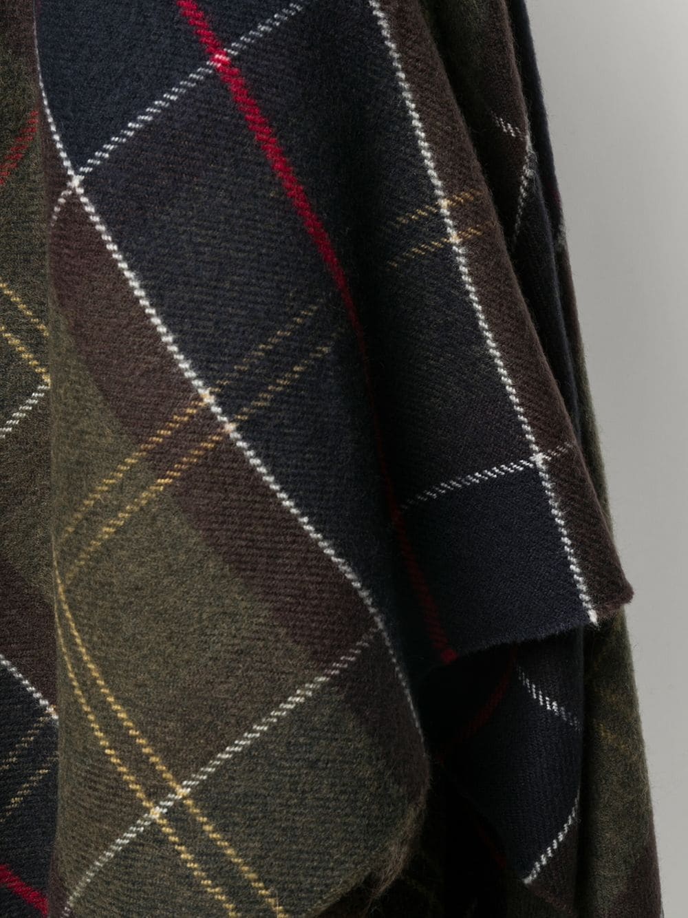 Staffin tartan serape cape - 8