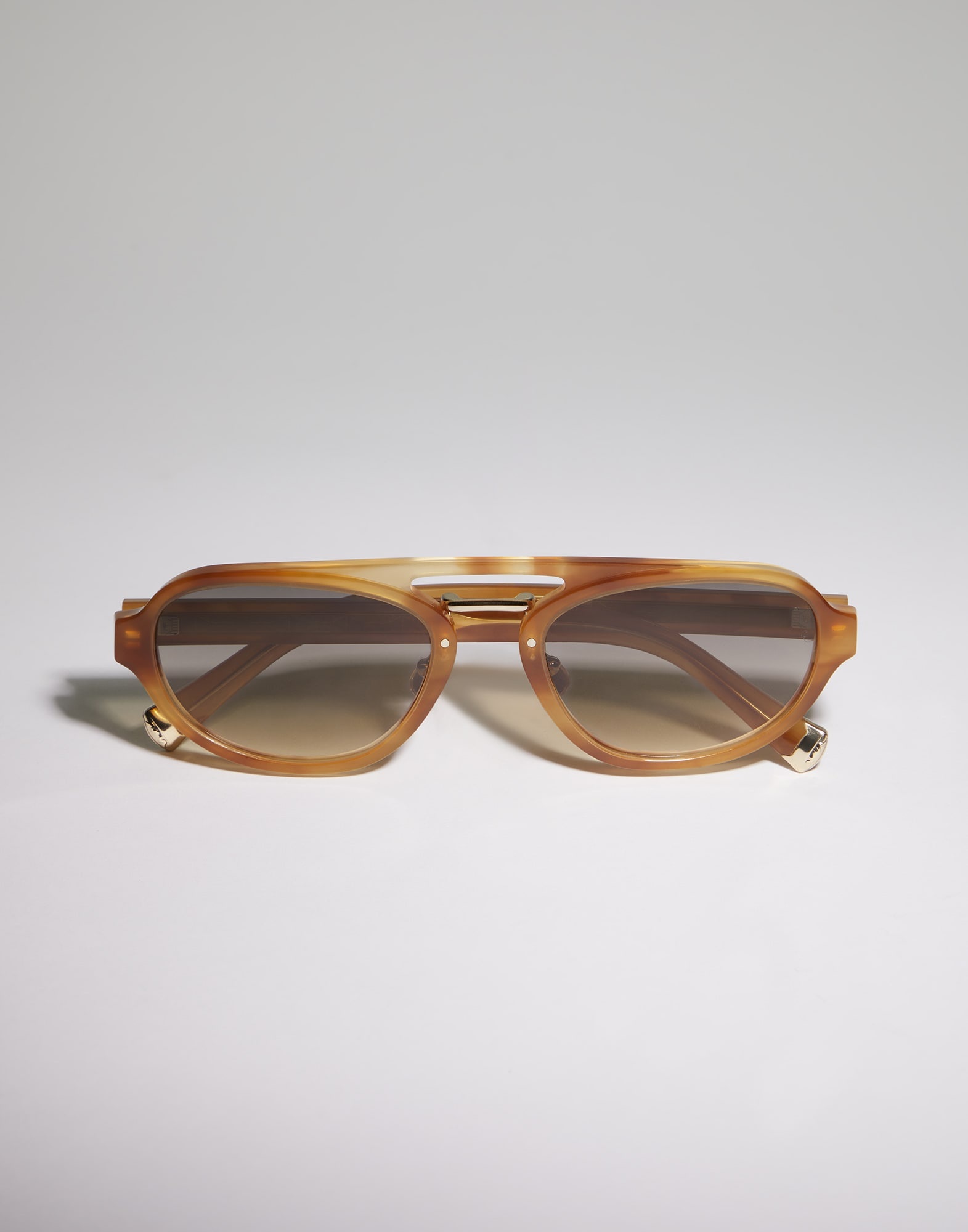 Intarsia Rays acetate sunglasses - 1