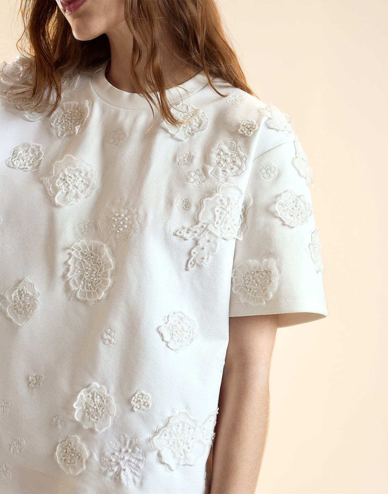 Pop Floral Applique Top - 6