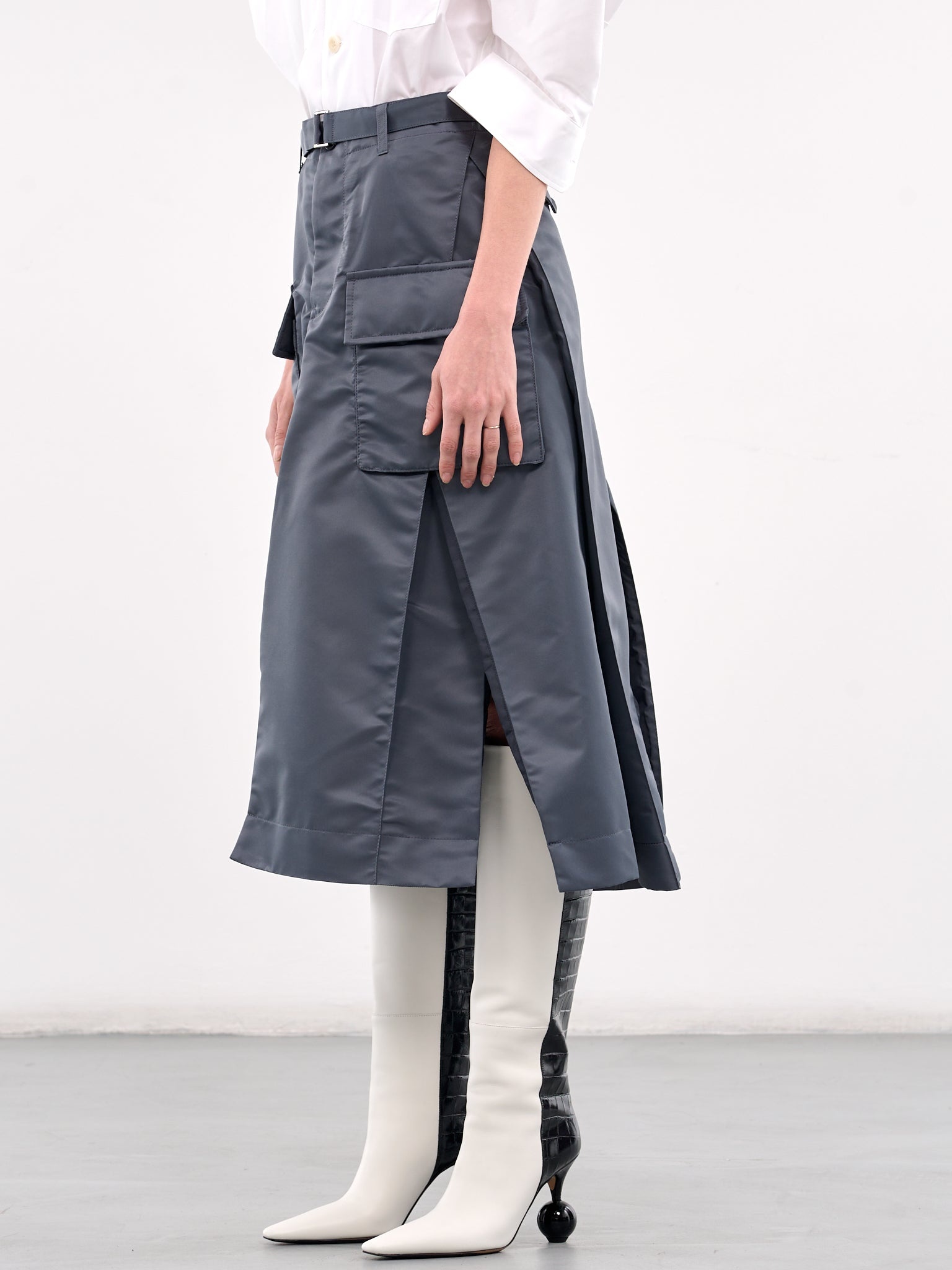 Nylon Twill Skirt - 2