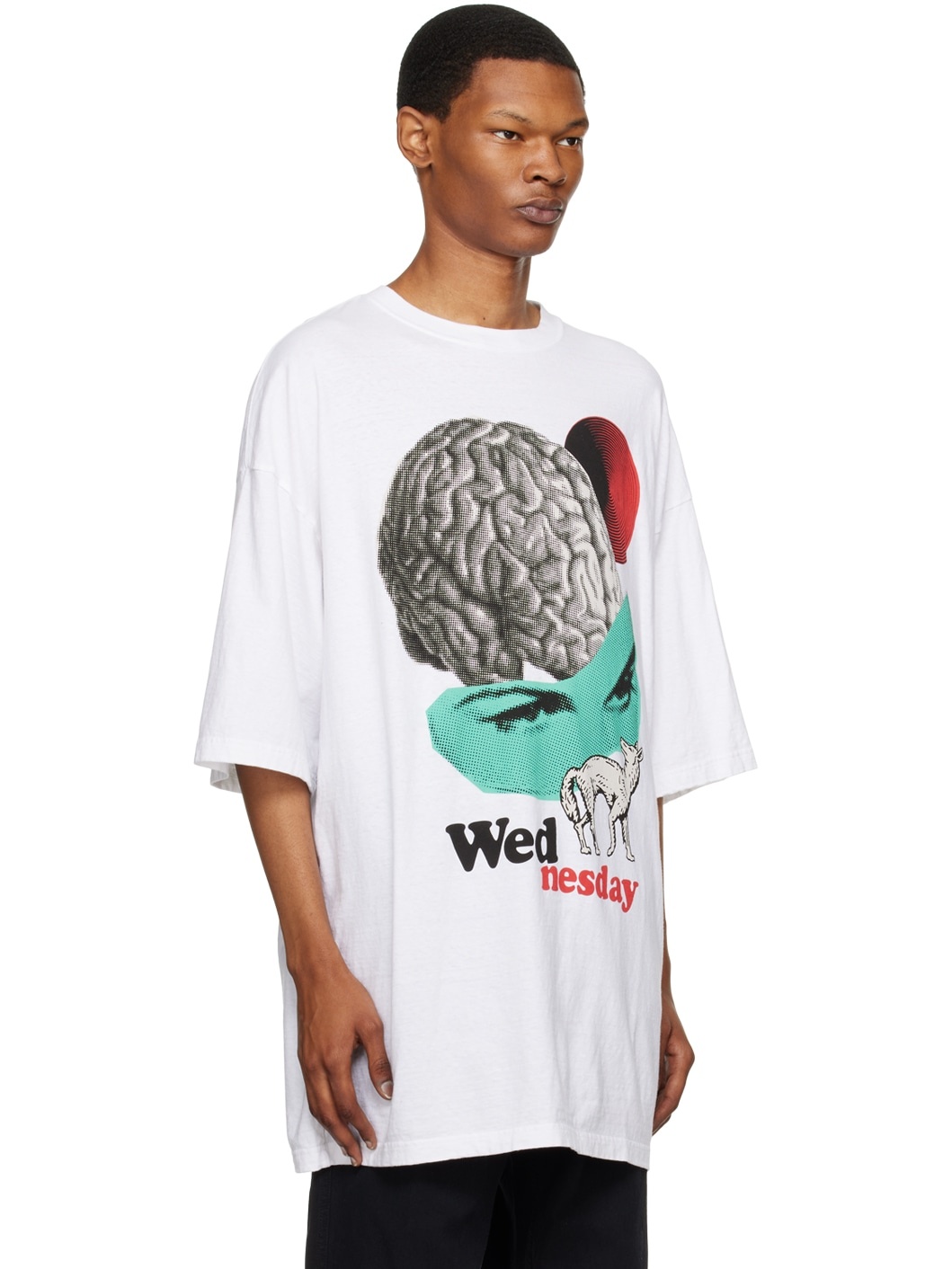 White 'Wednesday' T-Shirt - 2