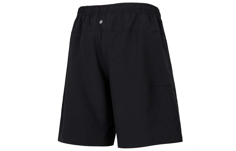 adidas Fi Lib Wvsh Solid Color Micro Mark Logo Athleisure Casual Sports Woven Shorts Black HE7405 - 2