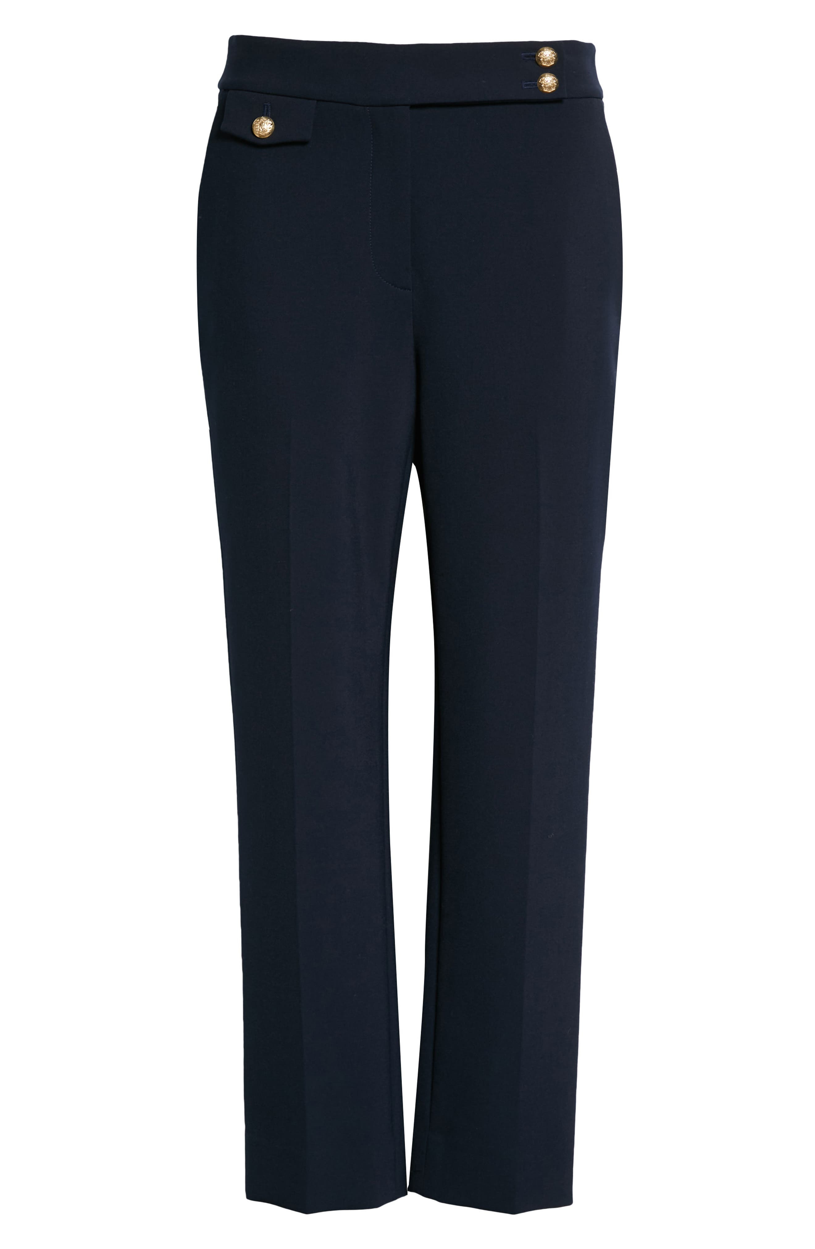 Renzo Crop Cotton Blend Trousers - 5