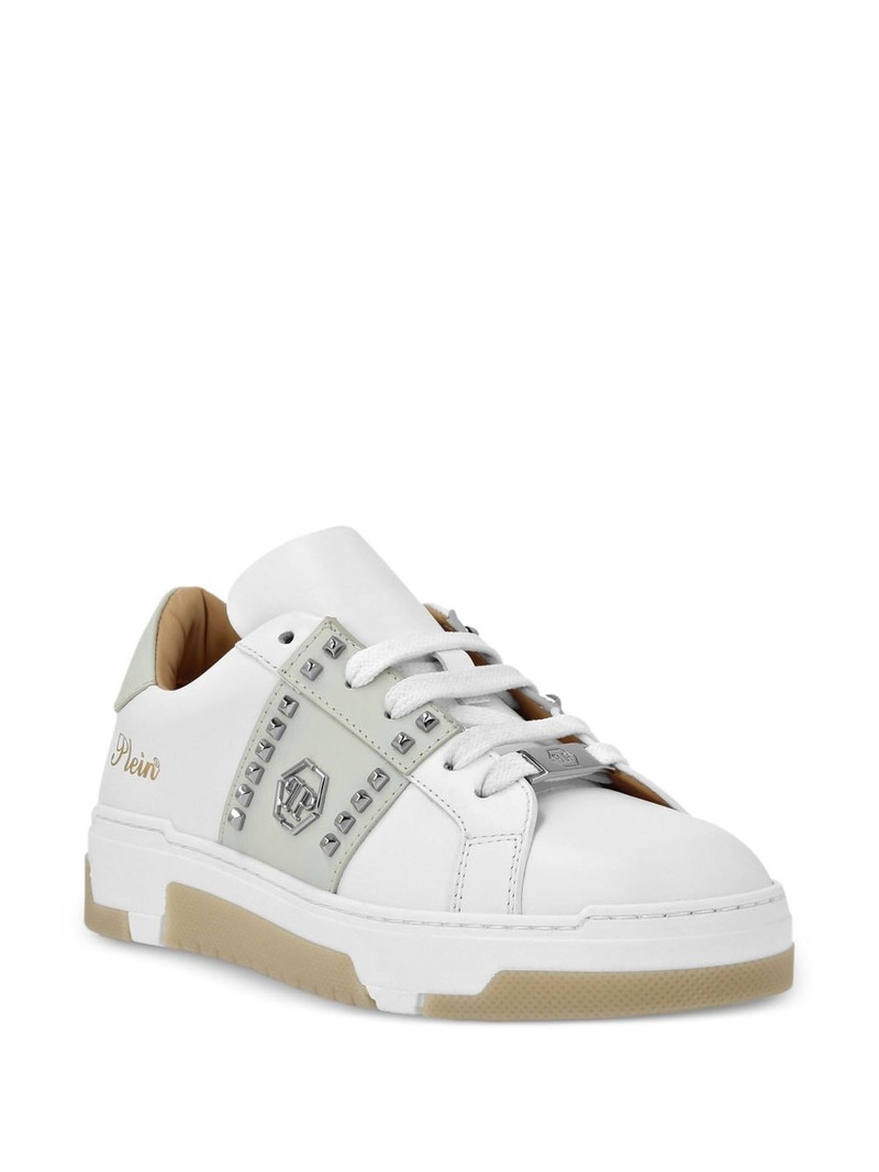 PHILIPP PLEIN leather sneakers outlook